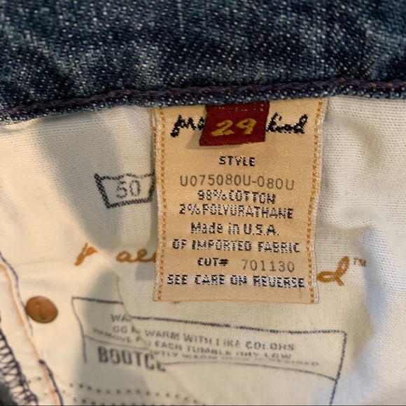 7fam Red Tag Womens Jeans Sz29 Bootcut 